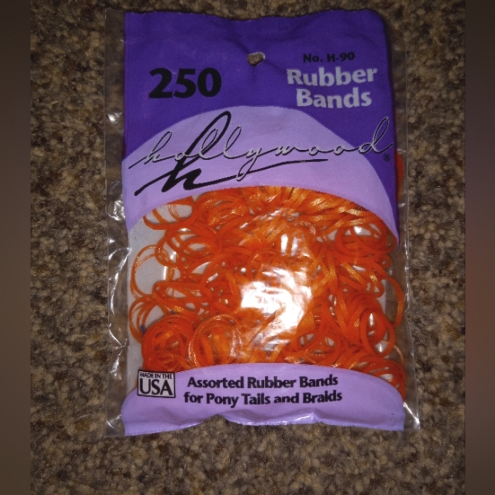 New! 250 Hair Elastic Bands